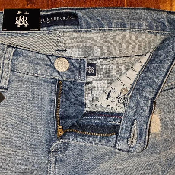 ROCK & REPUBLIC Womens Kasandra Bootcut Jeans - Size 6M - Picture 6 of 13